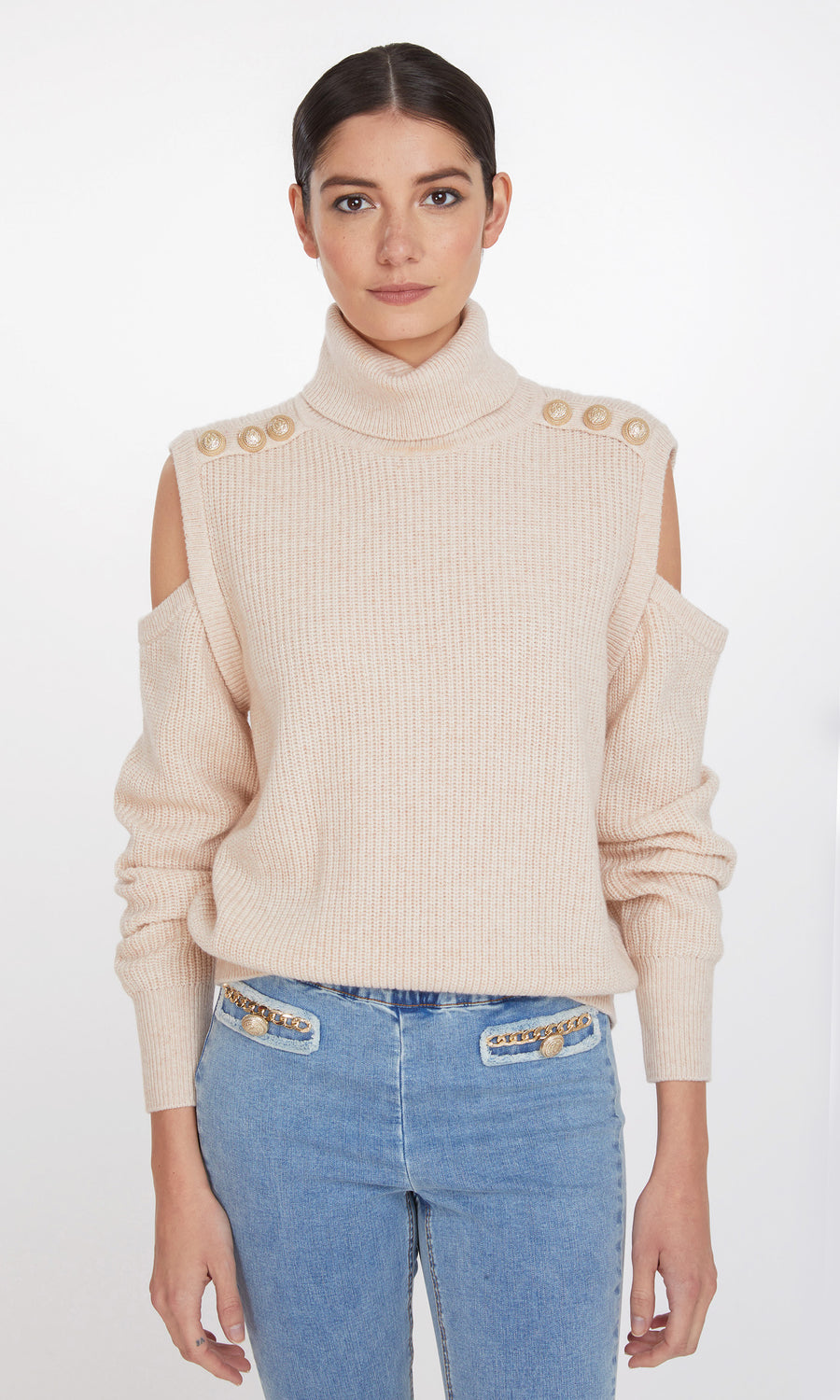Bibi Cut-Out Sweater