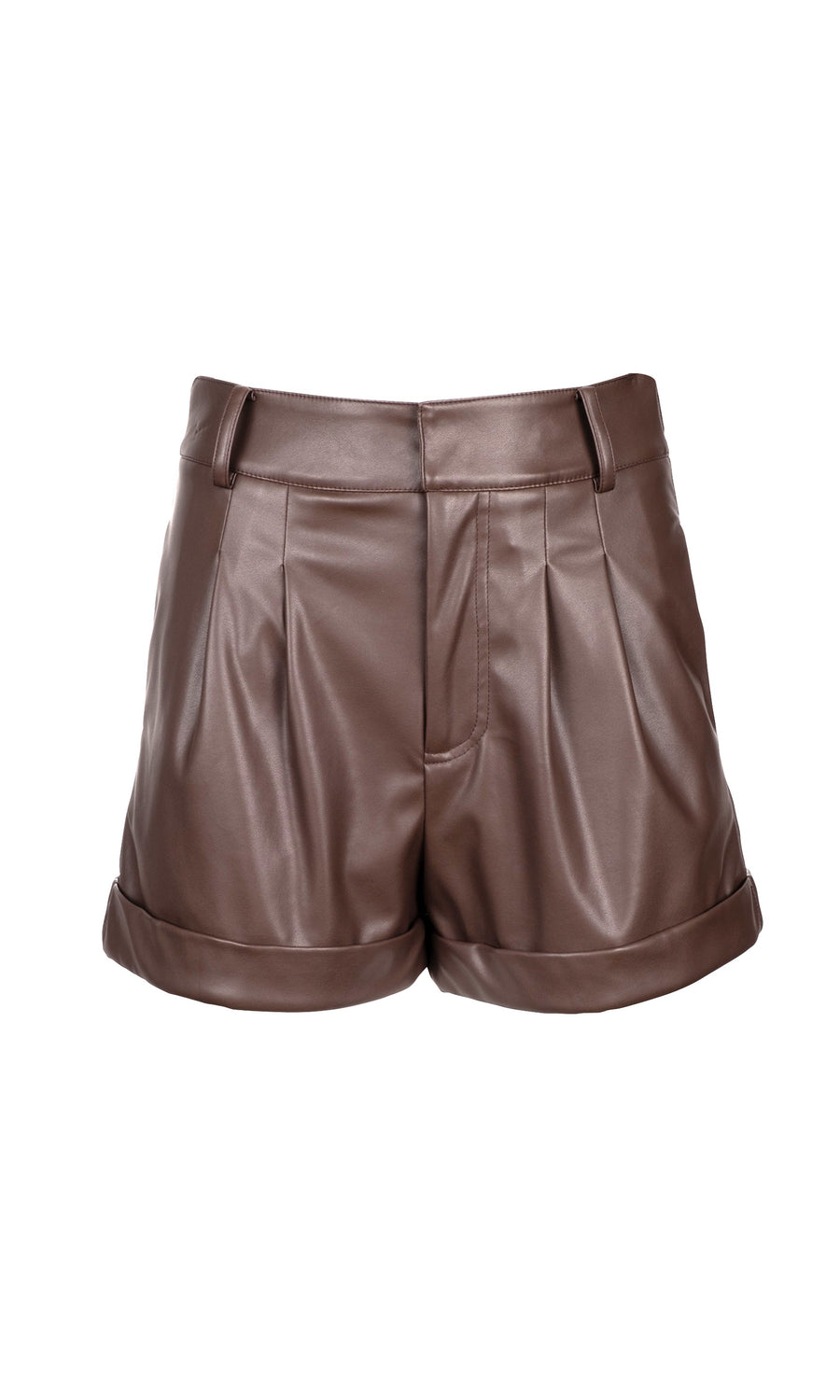 Georgie Vegan Leather Shorts