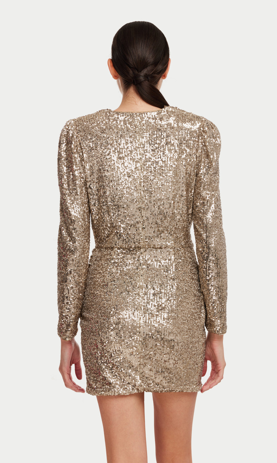 Miley Sequin Dress - Champagne