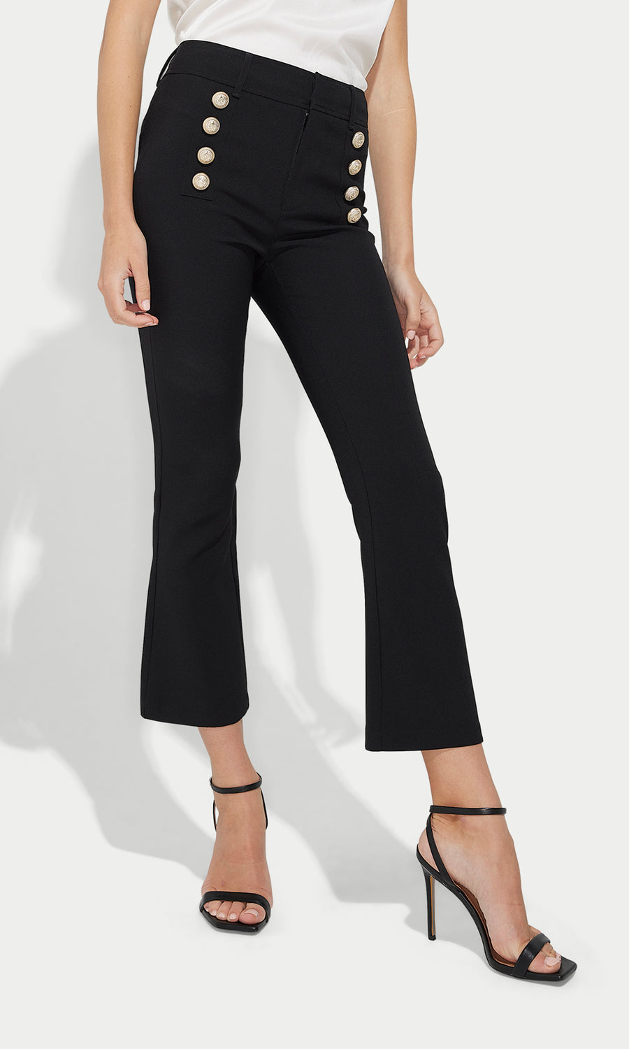 Amirah Crepe Pants - Black