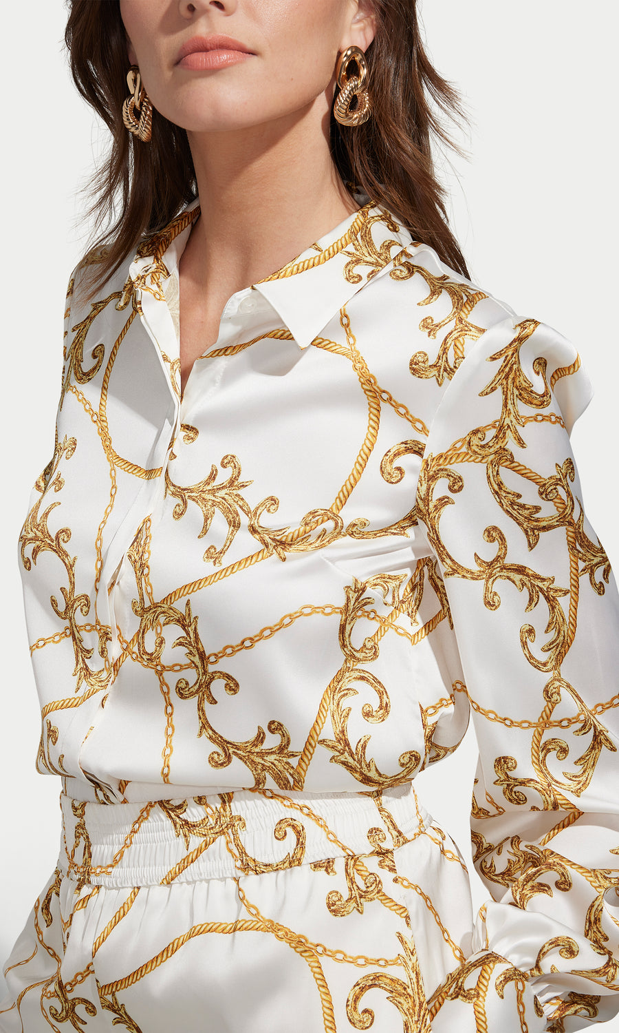 Maxwell Chain Print Blouse - GCW 