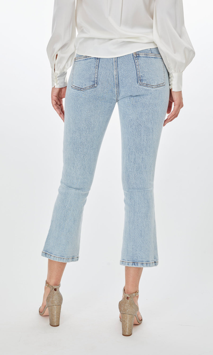 Amirah Denim Pants - Light Blue