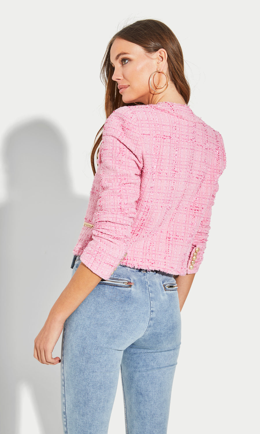 Kristen Tweed Jacket - Pink