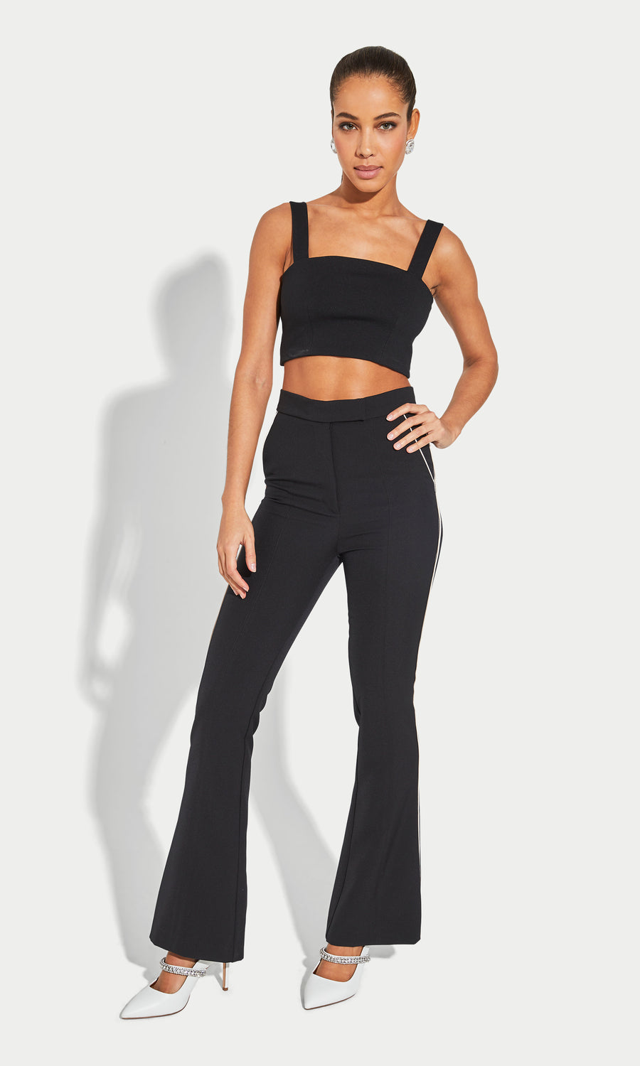 Bardonia Cropped Top - Black