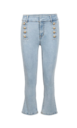 Amirah Denim Pants - Light Blue